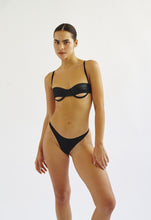 Load image into Gallery viewer, HANNA BRA LEATHER BLACK
