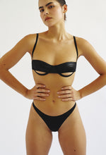 Load image into Gallery viewer, HANNA BRA LEATHER BLACK

