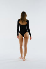 Load image into Gallery viewer, STAR BODYSUIT BLACK
