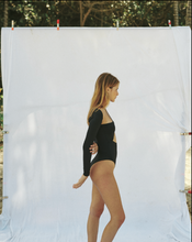 Load image into Gallery viewer, STAR BODYSUIT BLACK
